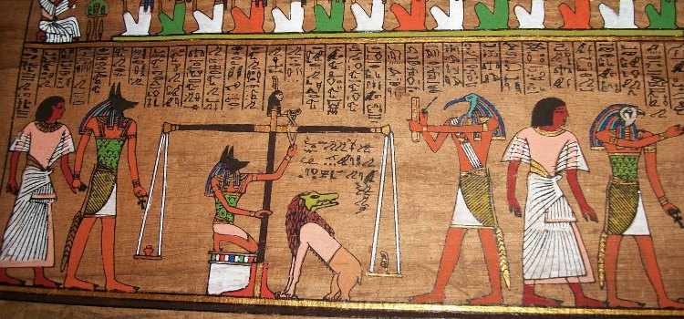 Рисунки на папирусе сохранились и до наших дней