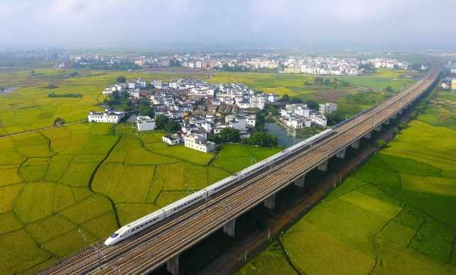 Скоростной поезд в Китае