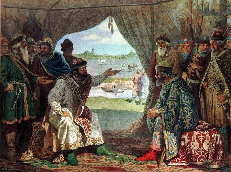 Свидание князя Владимира Мономаха с князем Святополком