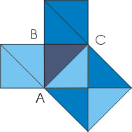 схема теоремы пифагора