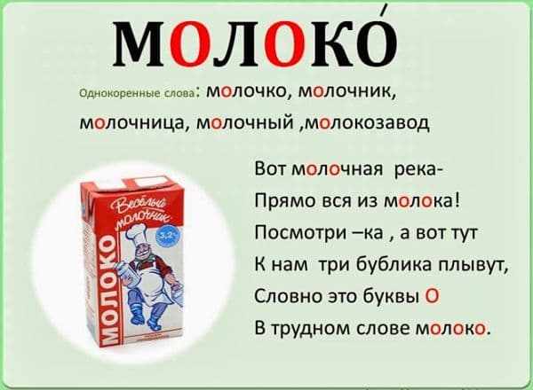 Молоко - 20 однокоренных слов!
